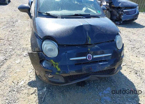 2012 Fiat 500 Sport z USA, uszkodzony, nr VIN 3C3CFFBR1CT179820